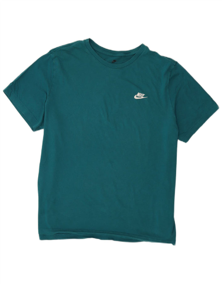 Nike Herren T-Shirt Top 2XL Türkis Baumwolle