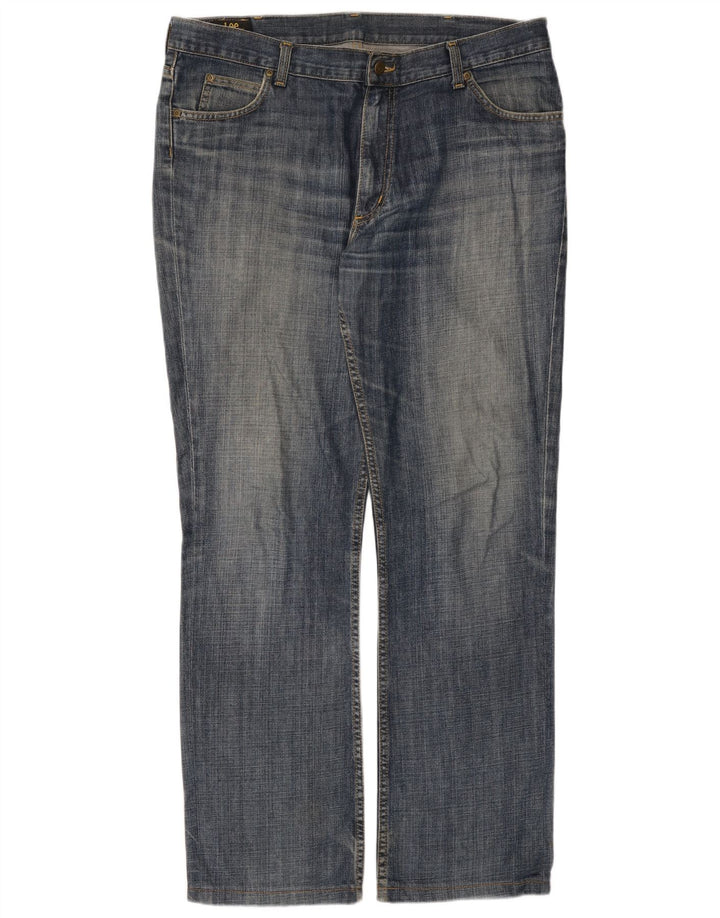 Lee Herren REED Straight Jeans W38 L32 Blaue Baumwolle