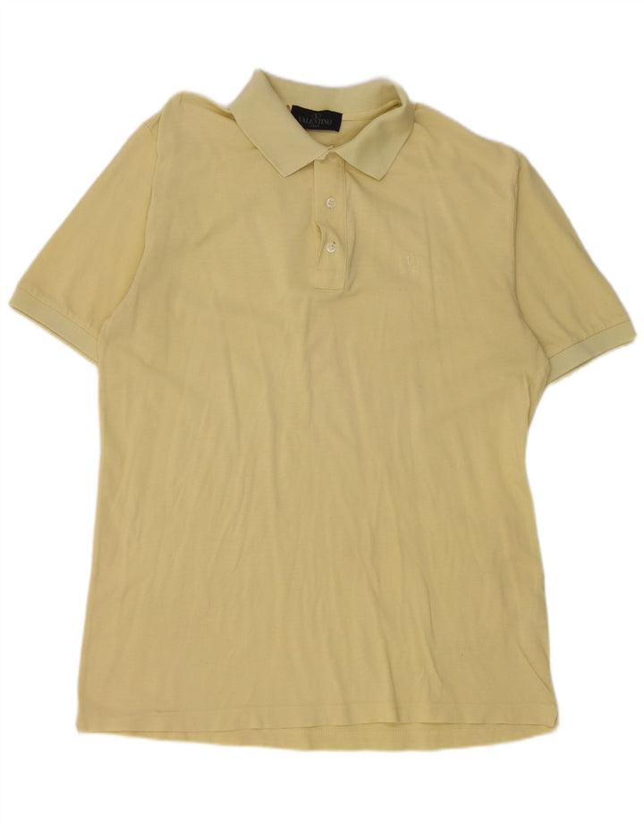 Valentino Herren Poloshirt IT 54 2XL Gelb