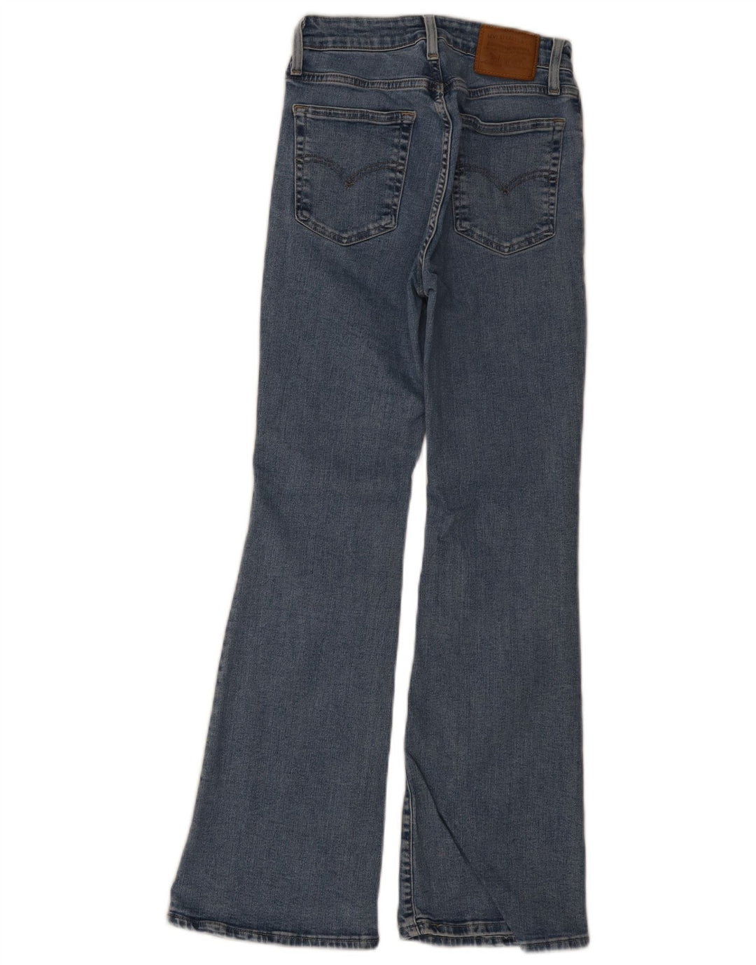 Levi's Damen 726 Flared Jeans W26 L30 Blaue Baumwolle