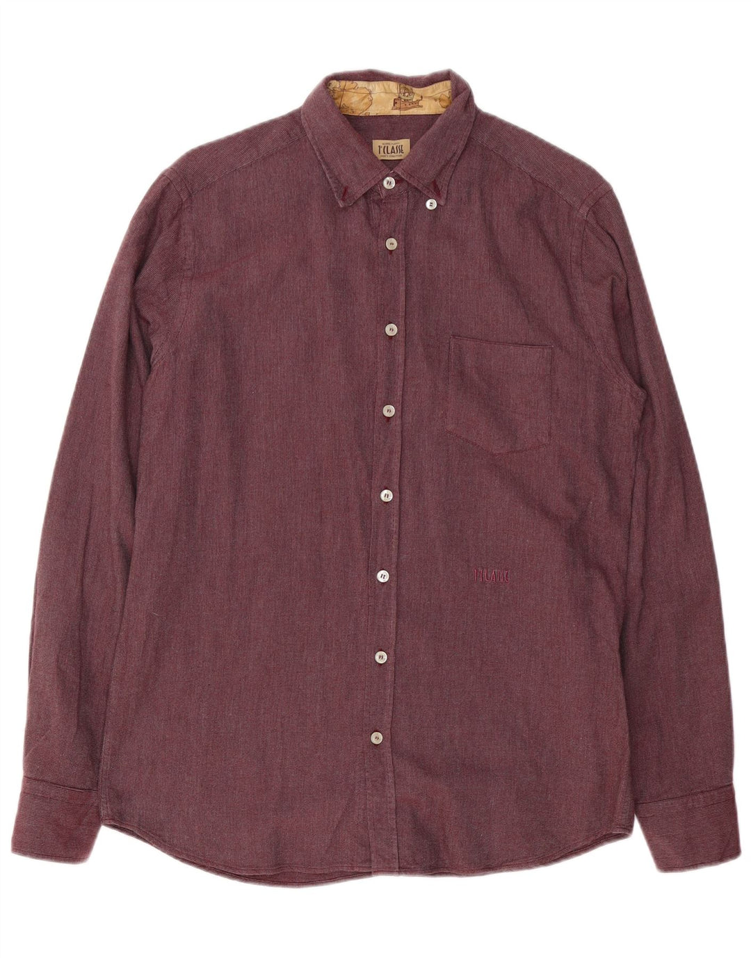 ALVIERO MARTINI Herrenhemd Medium Burgund