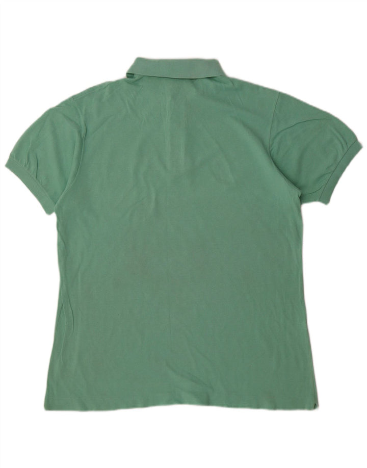 Lacoste Herren-Poloshirt, Größe 5, große grüne Baumwolle