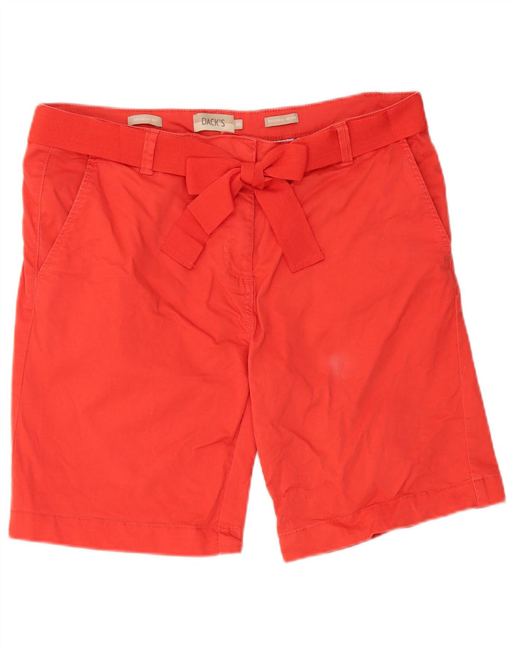Dack's Damen-Chinoshorts mit normaler Passform, IT 46, Größe L W34, rote Baumwolle