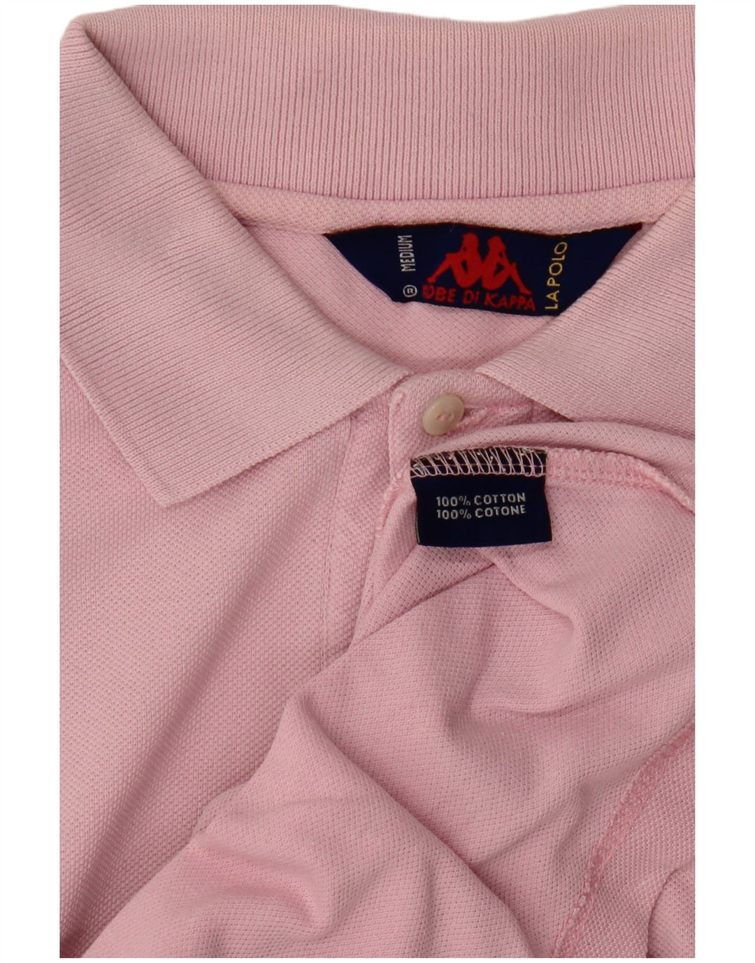 KAPPA Herren Poloshirt Mittelrosa Baumwolle