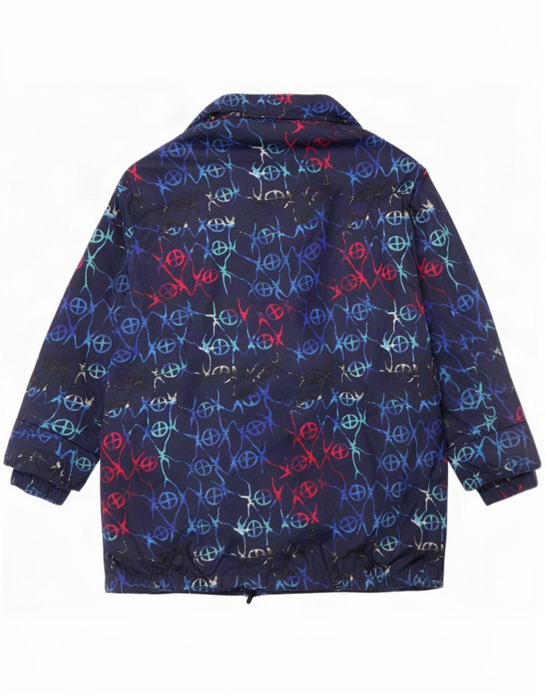 FUCHS & SCHMITT Wattierte Damenjacke mit Kapuze, UK 16, groß, marineblau, geometrisch