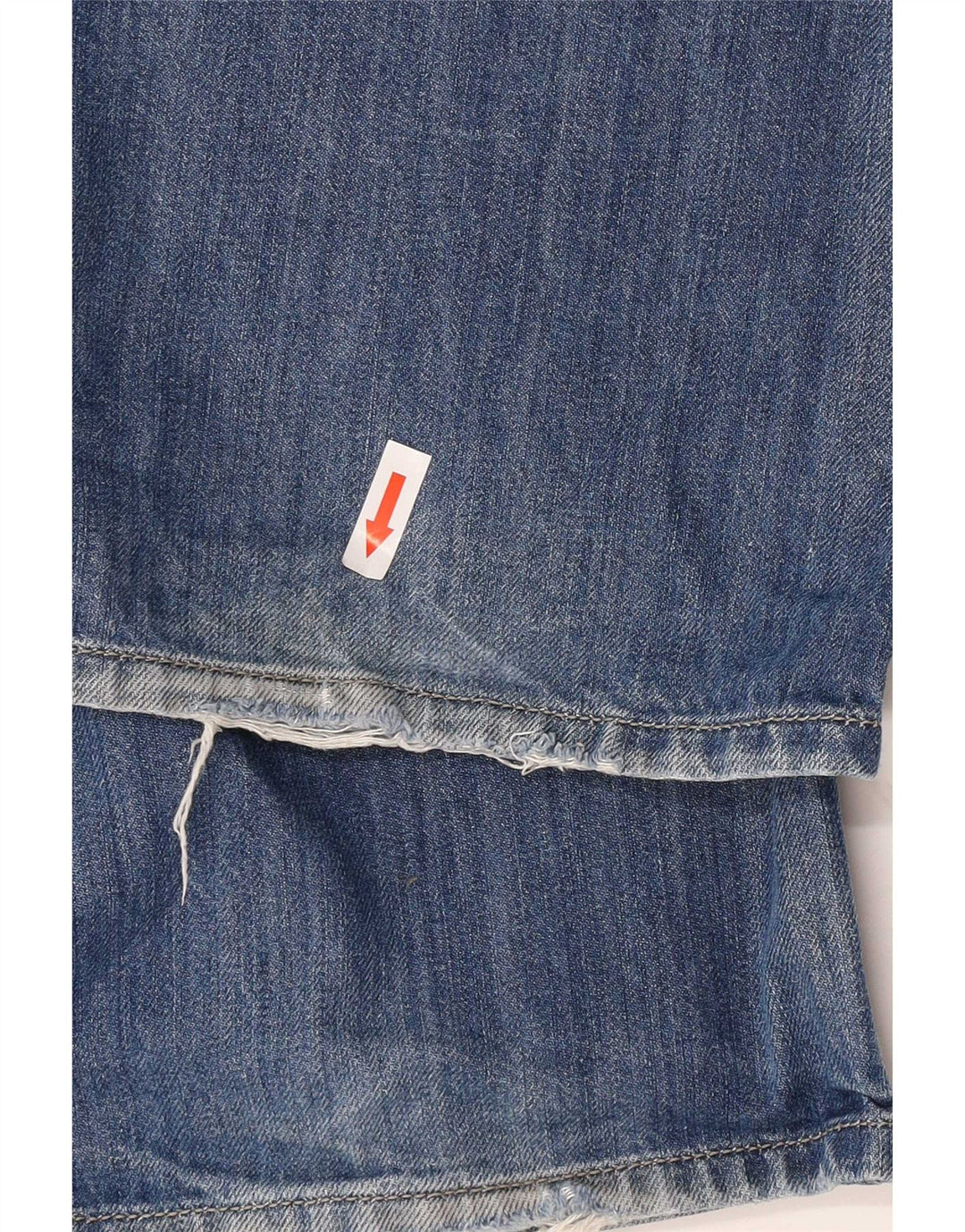Diesel Herren Straight Jeans W34 L34 Blaue Baumwolle
