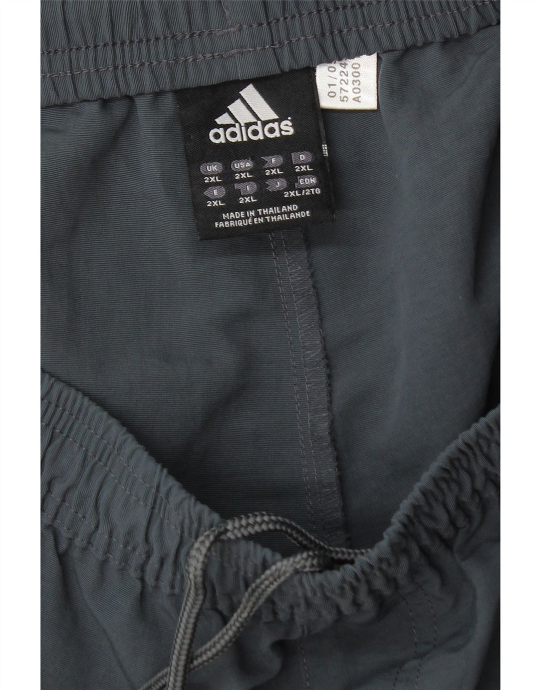 Adidas Herren Bermuda Sport Shorts 2XL Grau Polyamid