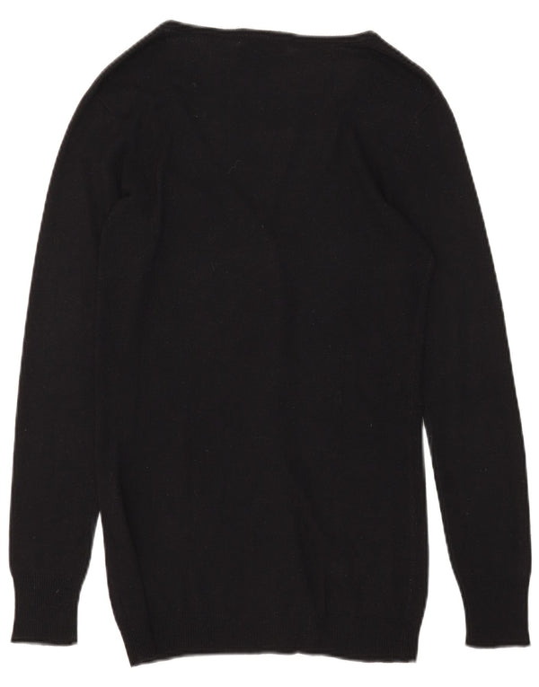 Dack's Damen-Cardigan-Pullover UK 10 Small Schwarz