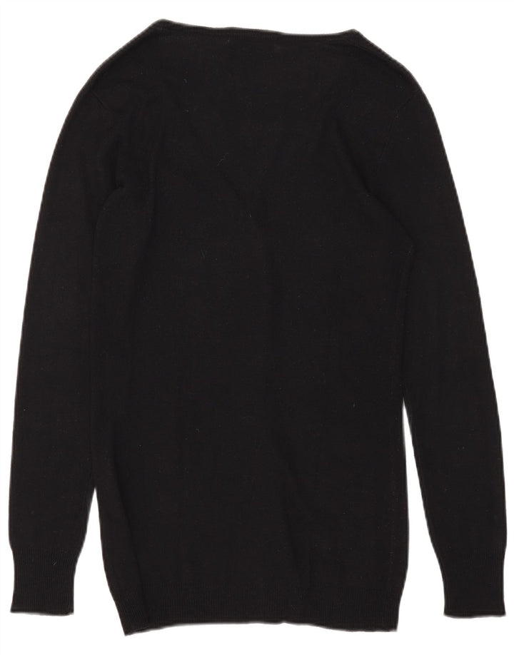 Dack's Damen-Cardigan-Pullover UK 10 Small Schwarz