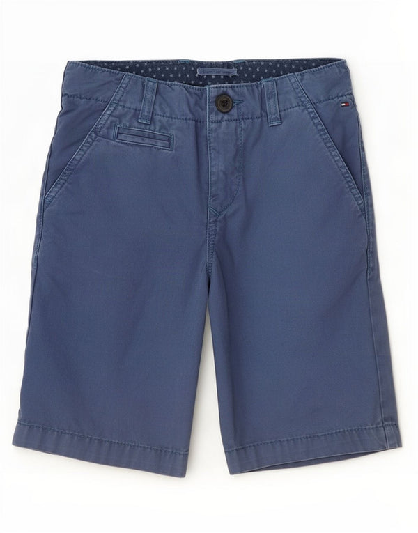 Tommy Hilfiger Chino-Shorts für Jungen, 7–8 Jahre, W24, blaue Baumwolle