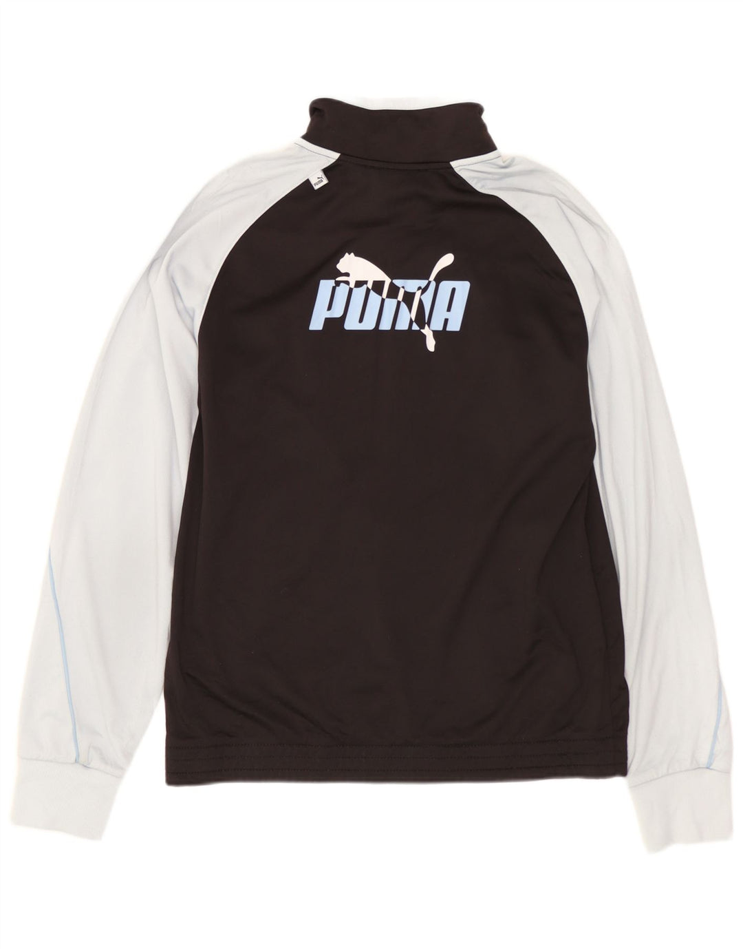 PUMA Jungen Grafik-Trainingsanzug-Top-Jacke, 13–14 Jahre, Schwarz, Farbblock
