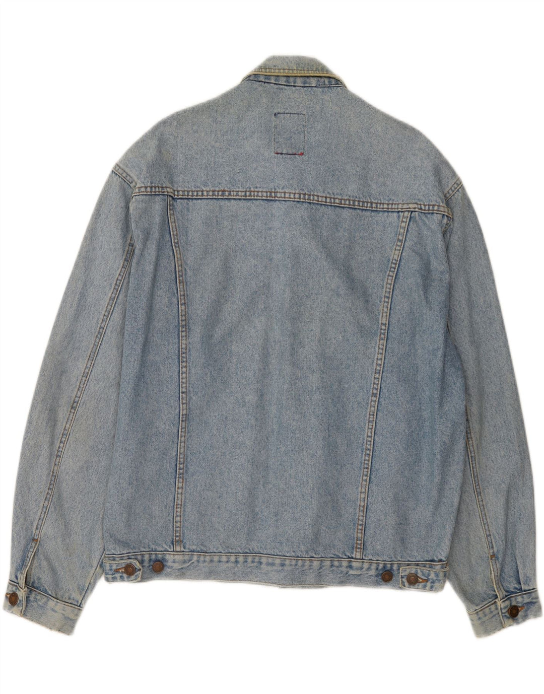Casucci Herren Jeansjacke UK 40 Große blaue Baumwolle