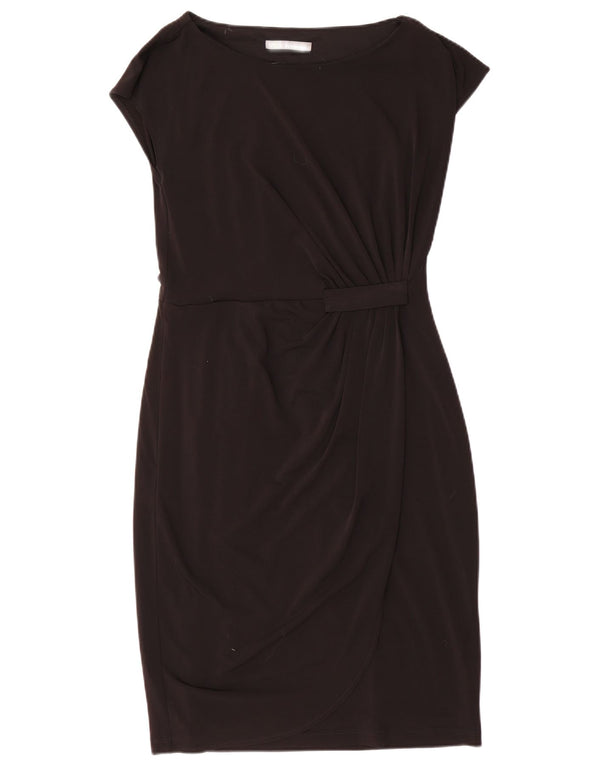 Marks & Spencer Damen Etuikleid UK 12 Medium Schwarz