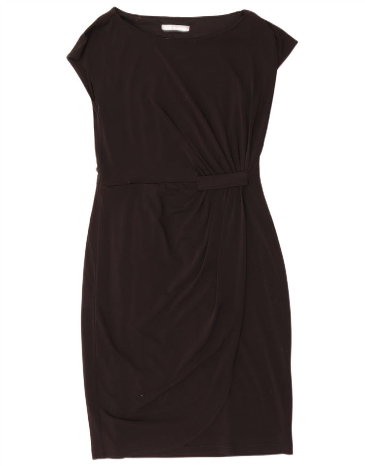 Marks & Spencer Damen Etuikleid UK 12 Medium Schwarz