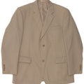 Vintage Herren 2-Knopf-Blazerjacke UK 44 2XL Graues Polyester