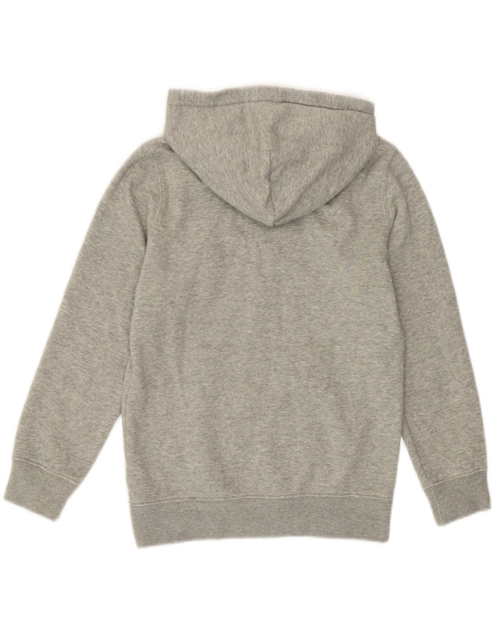 CHAMPION Boys Graphic Hoodie Jumper 9-10 Years Medium Grey Vintage Champion and Second-Hand Champion from Messina Hembry 