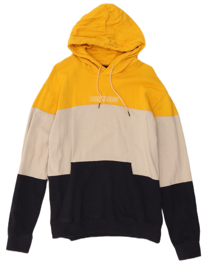 DC Herren Kapuzenpullover, groß, mehrfarbig, Colourblock-Baumwolle