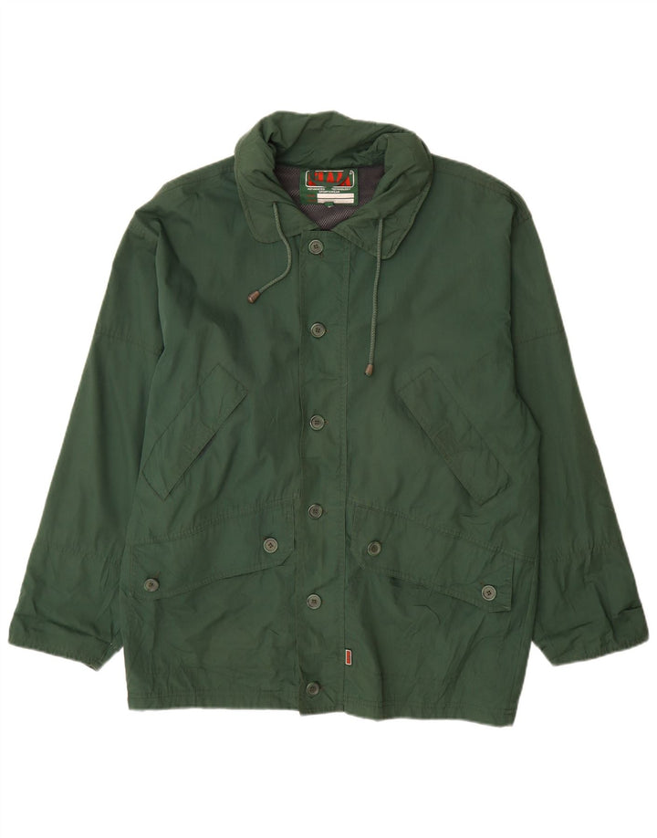 Slam Herren Loose Fit Regenjacke UK 36 Small Grün Polyester
