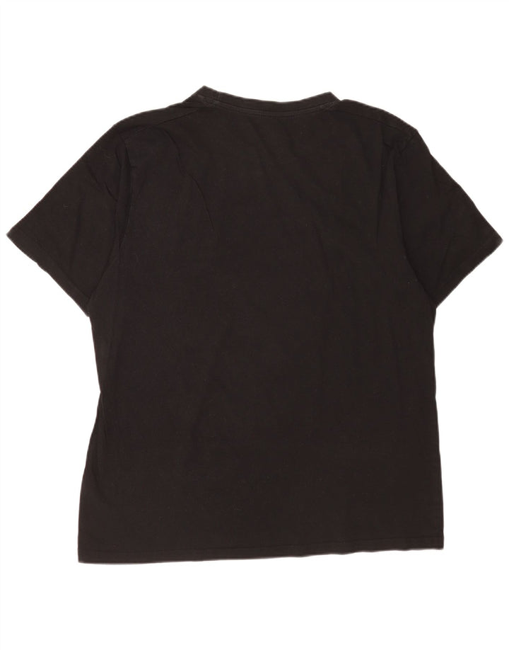 Ellesse Herren T-Shirt Top 2XL Schwarz Baumwolle