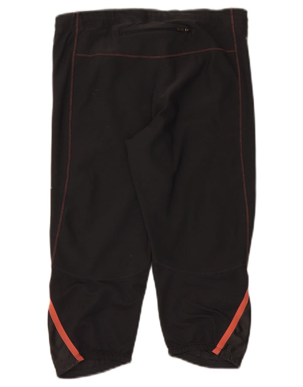 Nike Damen Dri Fit Capri-Trainingshose, UK 14, Mittelschwarz, Polyester