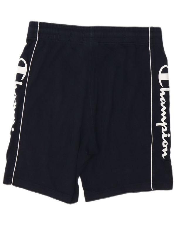 CHAMPION Herren-Sportshorts mit Grafik, Größe S, Marineblau