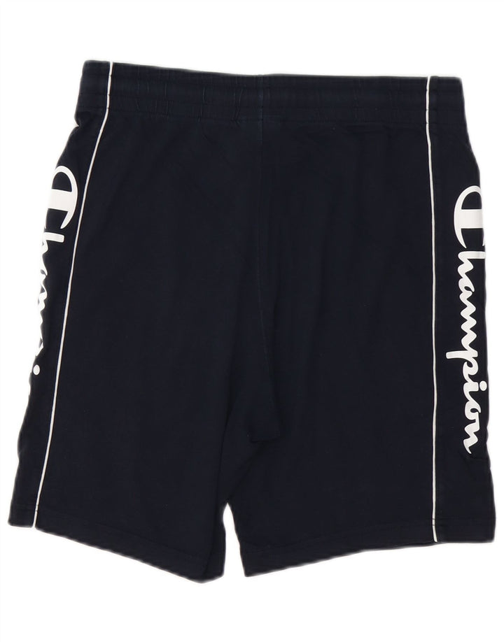 CHAMPION Herren-Sportshorts mit Grafik, Größe S, Marineblau