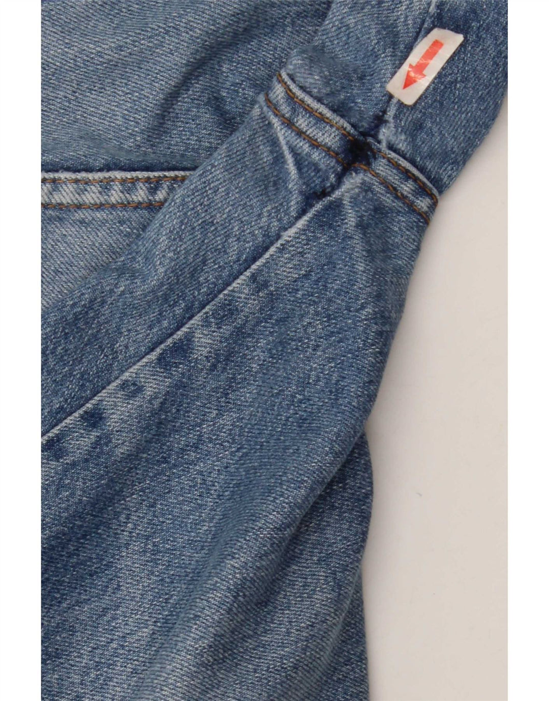 Wrangler Herren Texas Distressed Straight Jeans W36 L32 Blaue Baumwolle