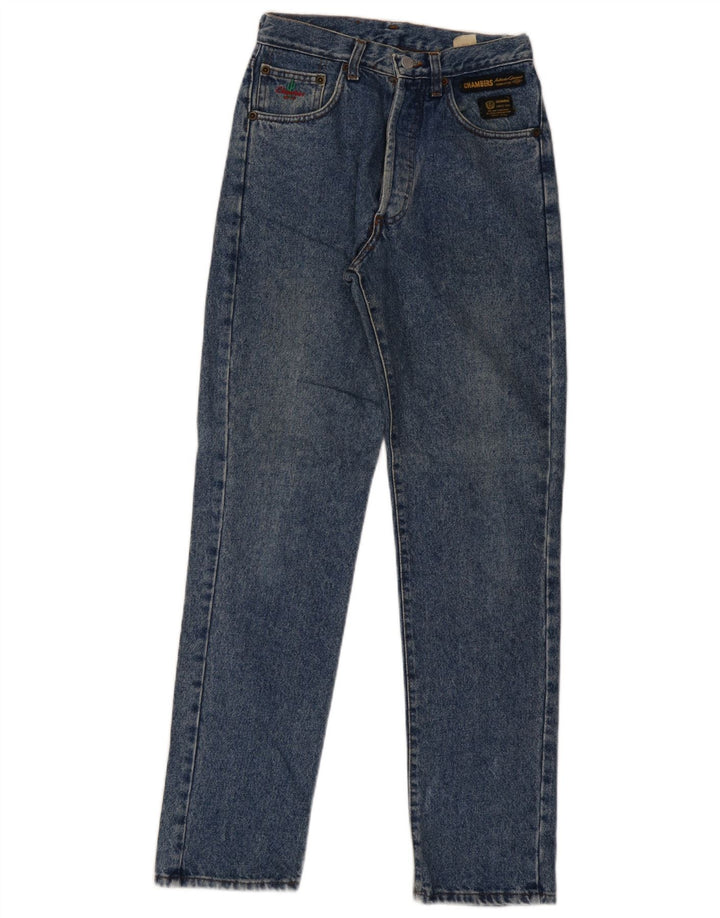 Chambers Herren Straight Jeans W28 L30 Blaue Baumwolle
