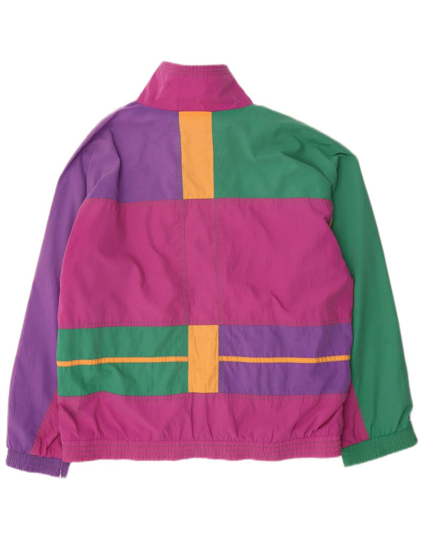 Lotto Damen-Trainingsanzug-Oberteiljacke UK 18 XL Mehrfarbiger Farbblock