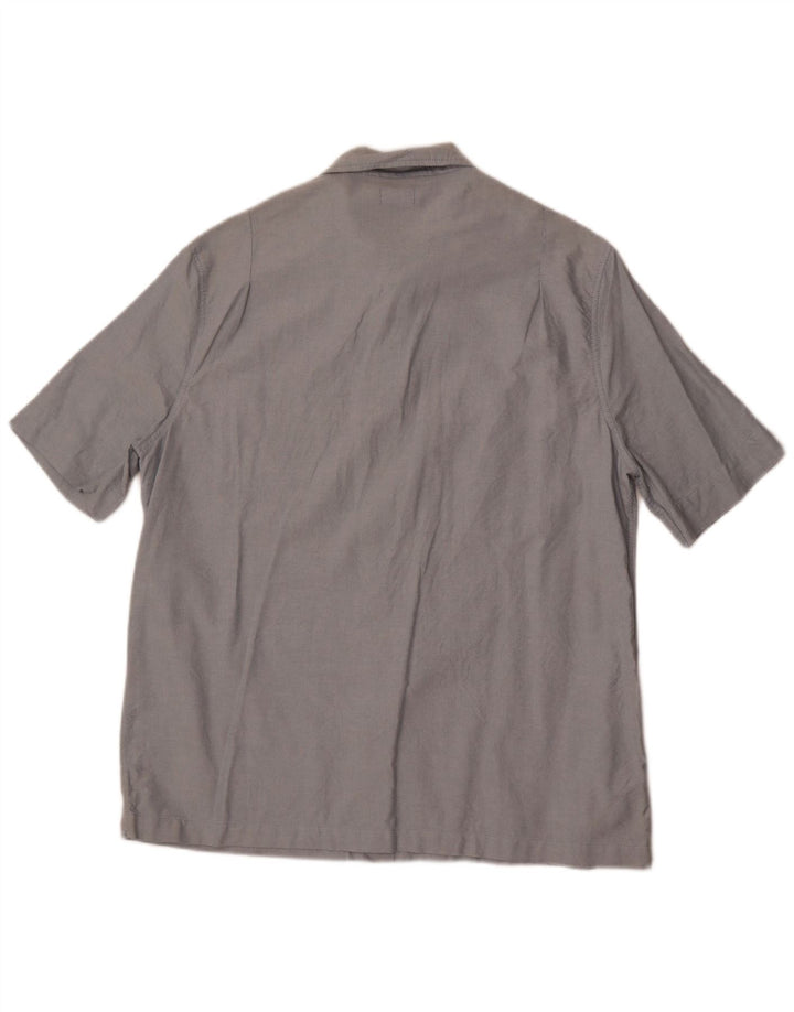 Levi's Herren-Kurzarmhemd, groß, aus blauer Baumwolle