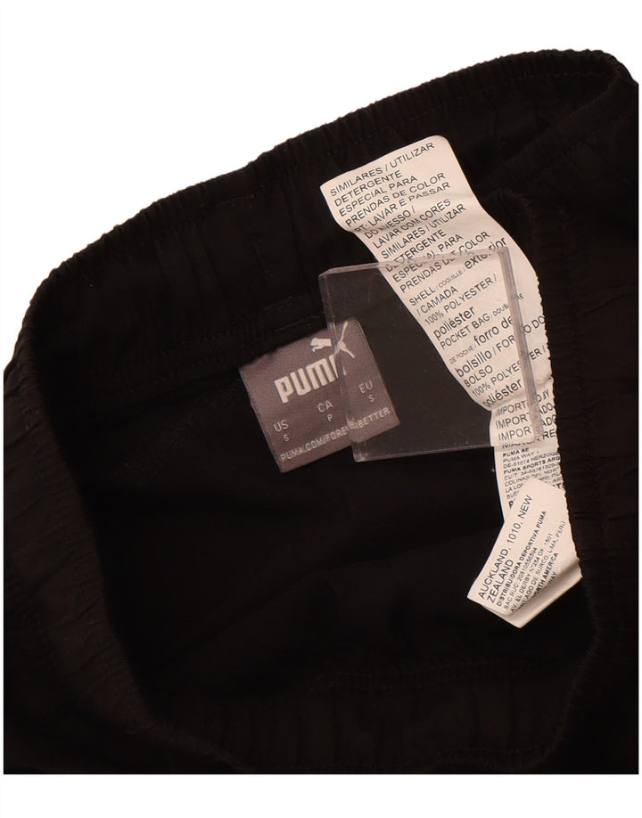 PUMA Mens Sport Shorts Small  Black Polyester