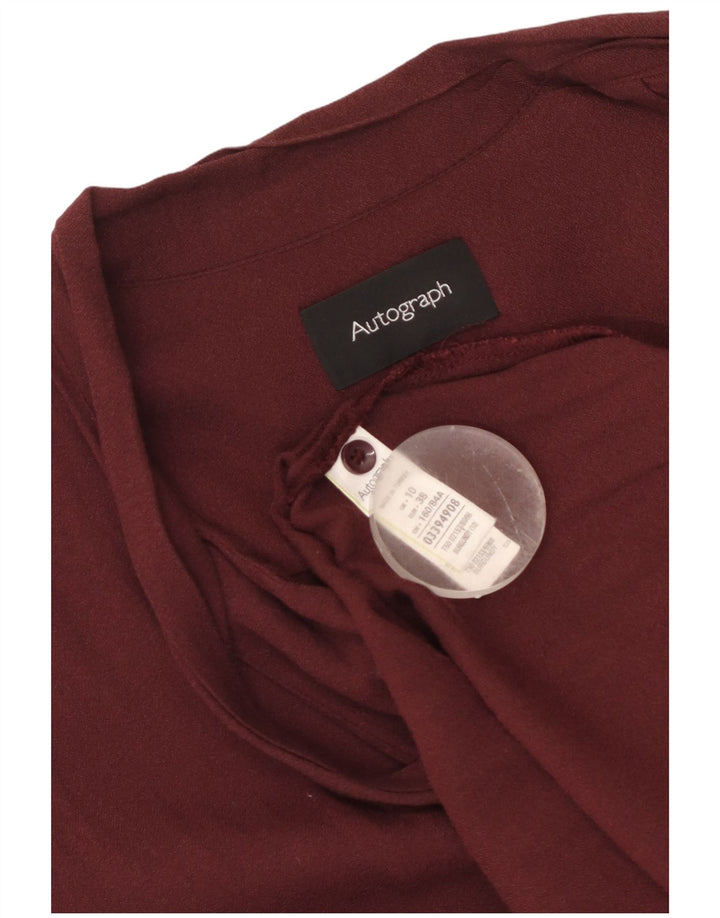 Marks & Spencer Damen Autograph Maxikleid UK 10 Small Burgund
