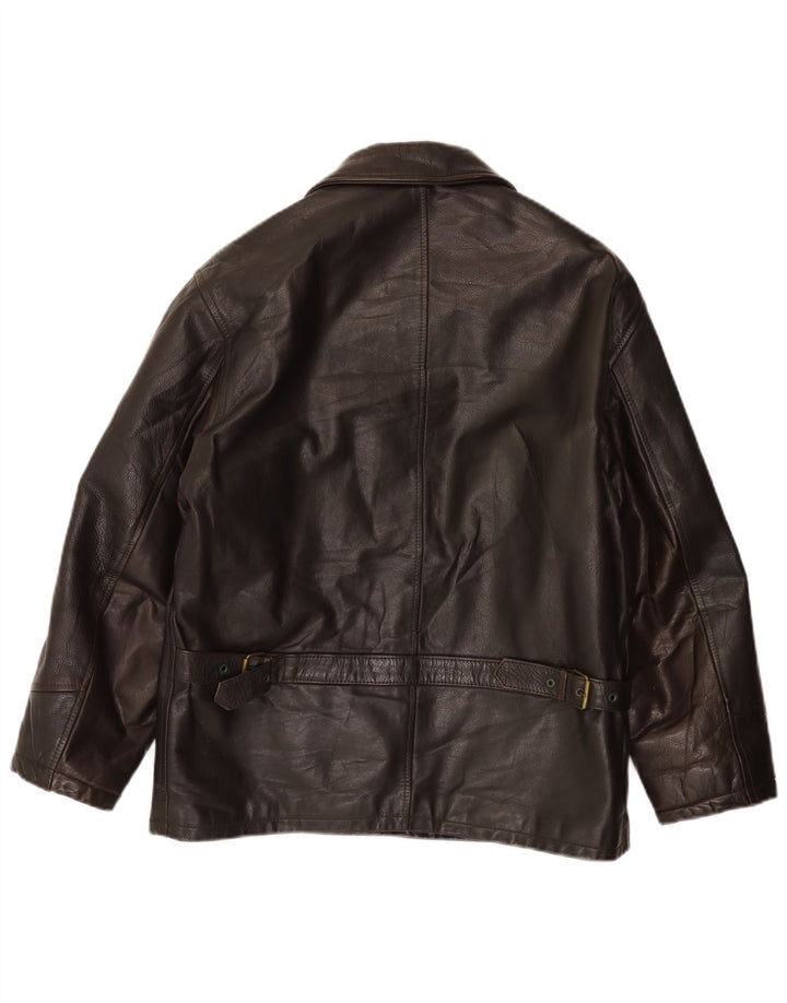Conbipel Damen Lederjacke IT 44 Mittelbraunes Leder