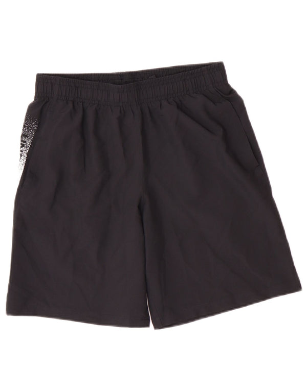 Under Armour Jungen-Sportshorts mit Grafik, 11–12 Jahre, Größe L, schwarzes Polyester