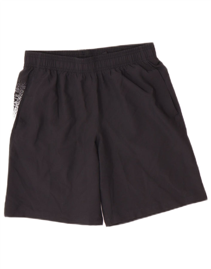 Under Armour Jungen-Sportshorts mit Grafik, 11–12 Jahre, Größe L, schwarzes Polyester