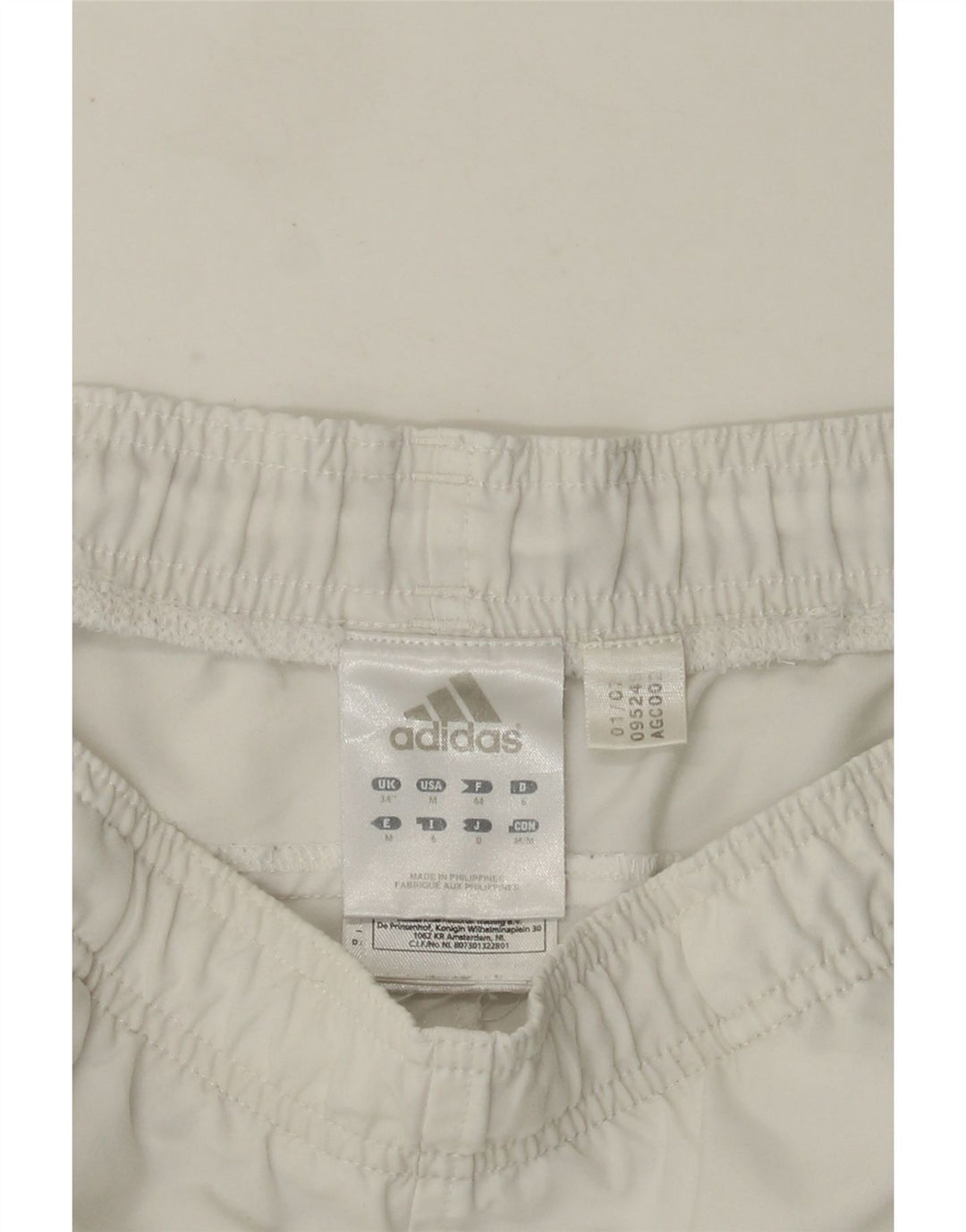 Adidas Herren Sportshorts, groß, aus weißem Polyester