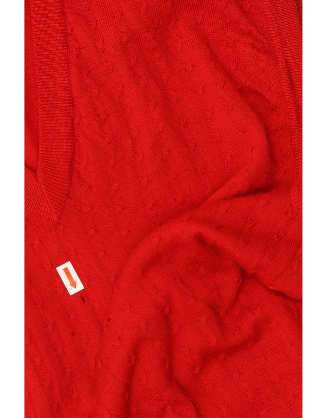 MORGANO Herren Weste Tank Top Kleine rote Wolle