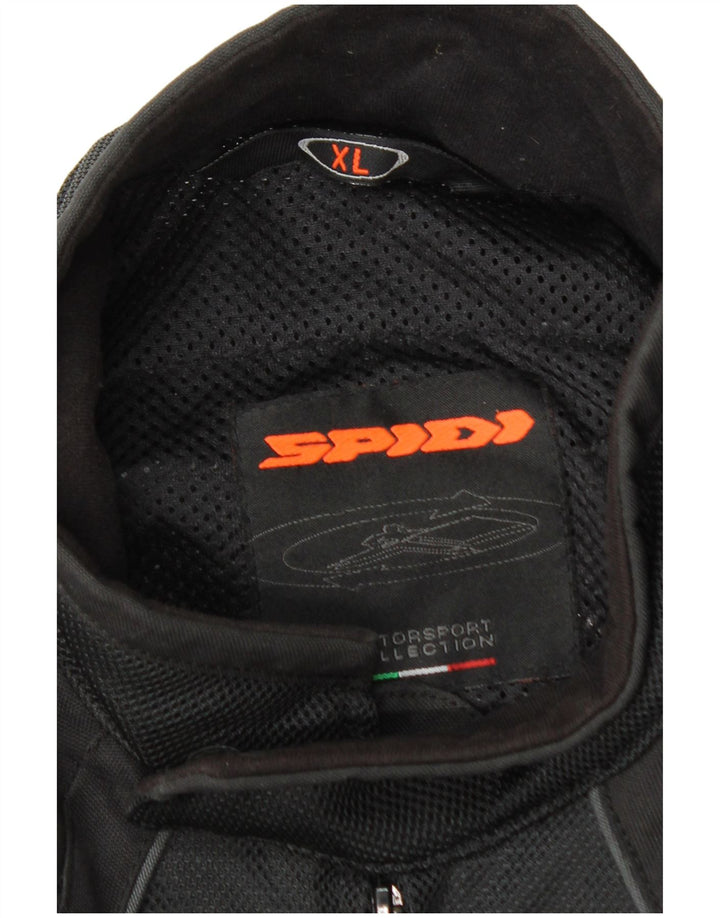 SPIDI Herren Graphic Racer Jacke UK 42 XL Schwarz