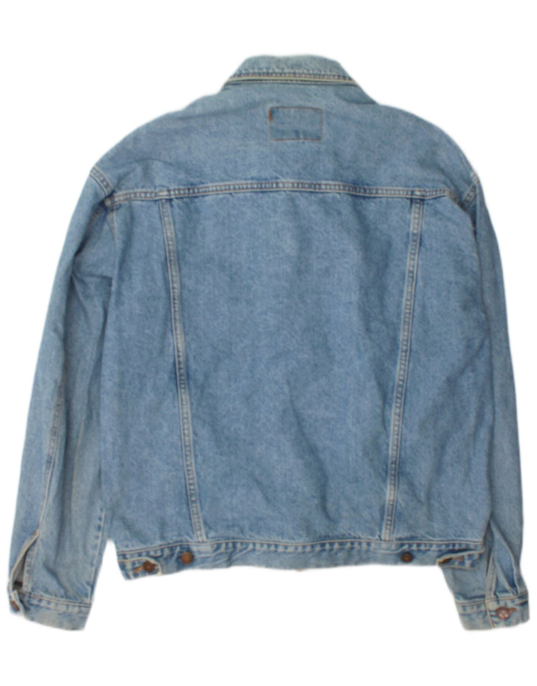 Casucci Herren Jeansjacke UK 38 Mittelblaue Baumwolle