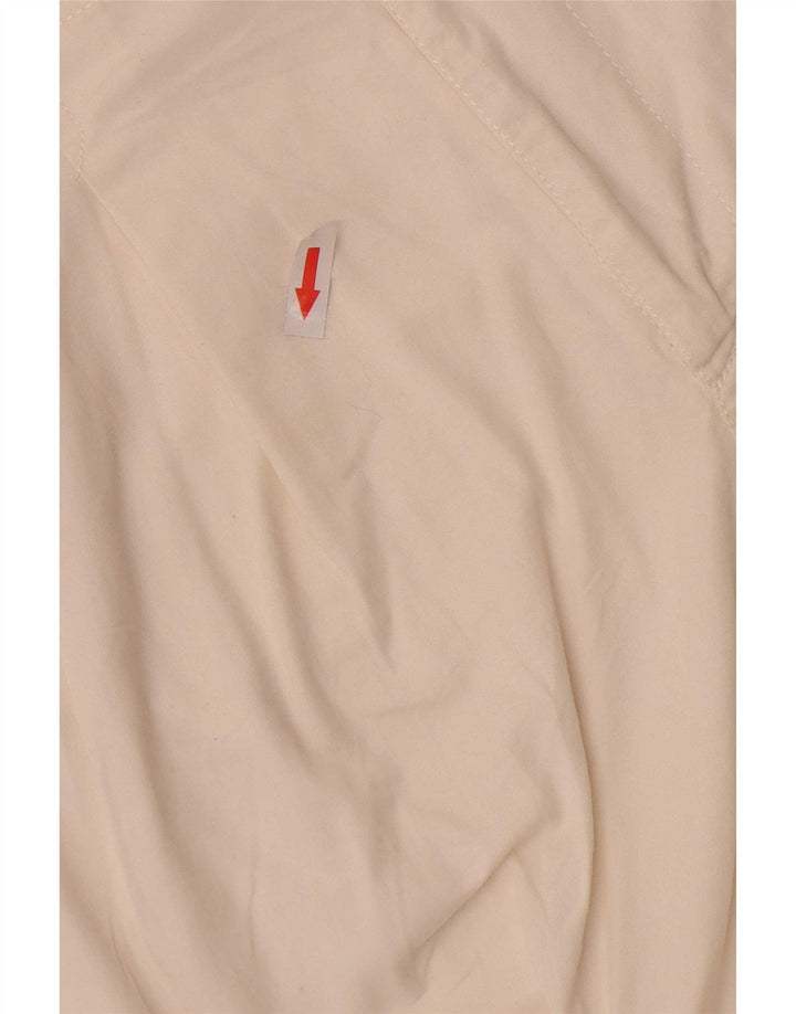 Vintage Damen Chino-Shorts mit hoher Taille, mittelgroß, W28, gebrochenes Weiß
