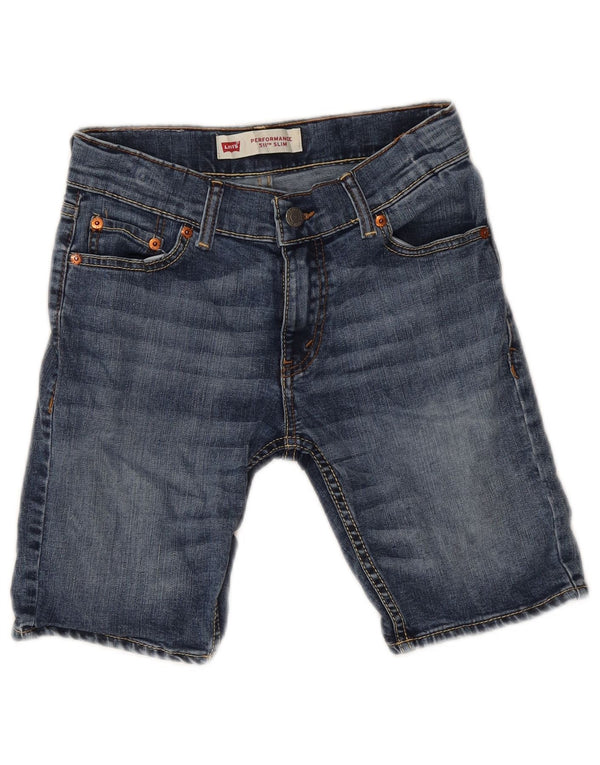 Levi's 511 Slim Denim-Shorts für Jungen, 11–12 Jahre, W26, blaue Baumwolle