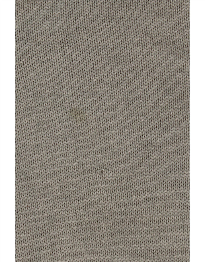 VELENO Herren-Pullover mit Rollkragen, groß, graue Argyle-/Diamantwolle