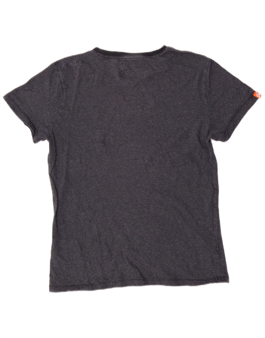 Superdry Herren T-Shirt Top Large Marineblau Baumwolle