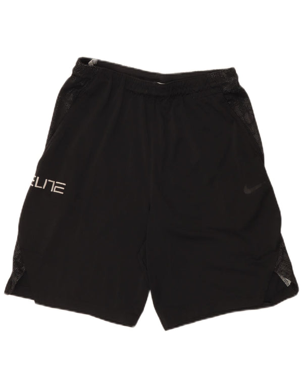Nike Herren Dri Fit Graphic Sport Shorts Mittelschwarzes Polyester