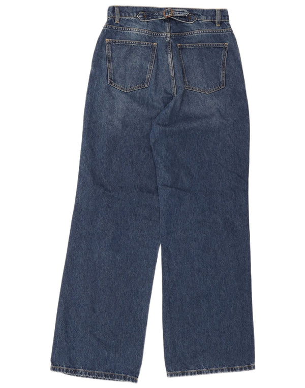 Massimo Dutti Herren-Jeans mit weitem Bein, EU 36, XS, B26, L32, blaue Baumwolle