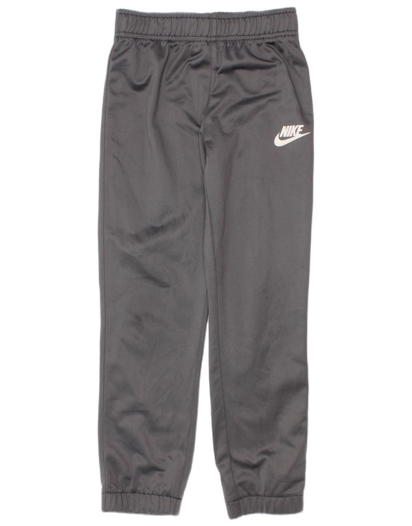 Nike Jungen-Trainingshose, Jogginghose, 6–7 Jahre, Größe L, Grau, Polyester