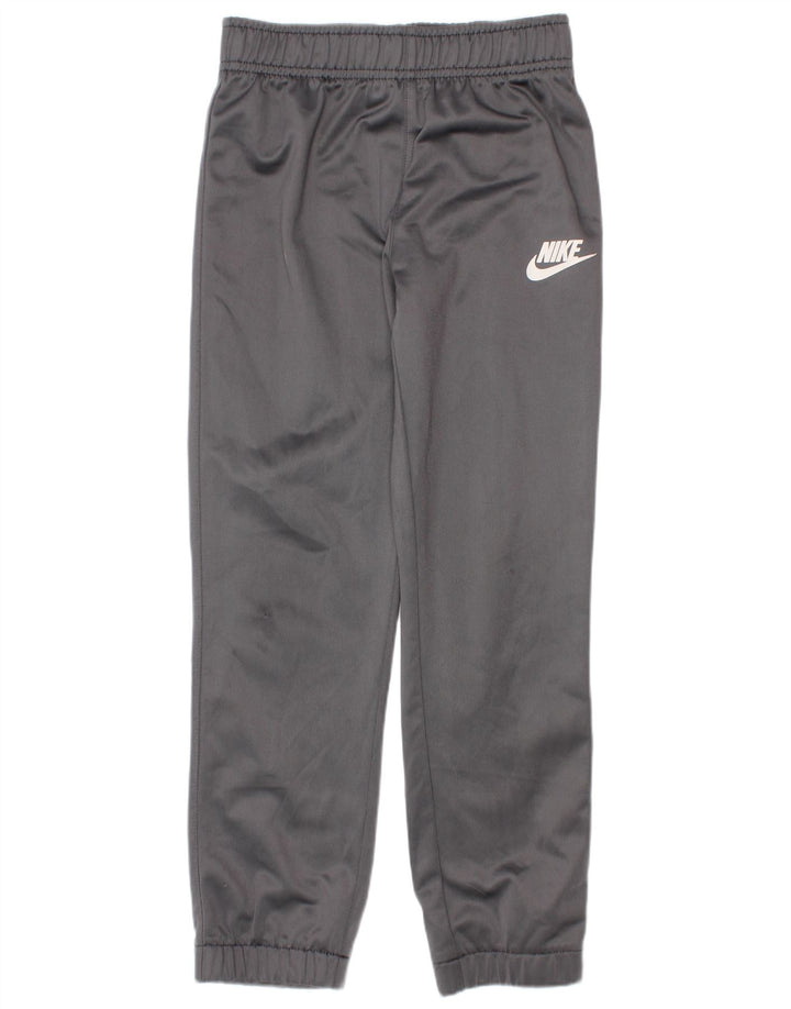 Nike Jungen-Trainingshose, Jogginghose, 6–7 Jahre, Größe L, Grau, Polyester