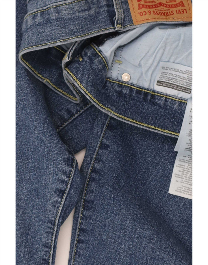 Levi's Damen Skinny Jeans W34 L32 Blaue Baumwolle