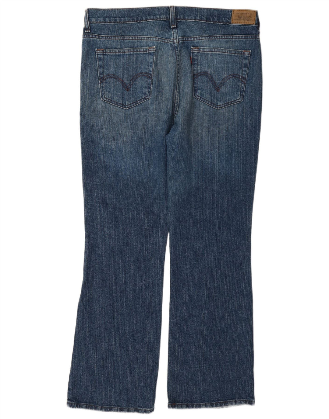 Levi's Damen 515 Bootcut Jeans US 14 XL W36 L30 Blaue Baumwolle