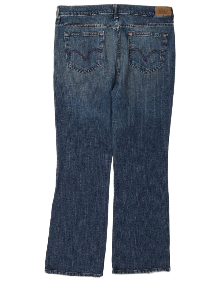Levi's Damen 515 Bootcut Jeans US 14 XL W36 L30 Blaue Baumwolle